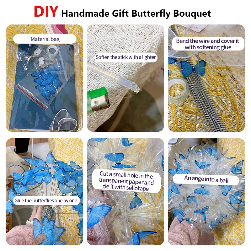 FlutterBouquet™ DIY Butterfly Bouquet
